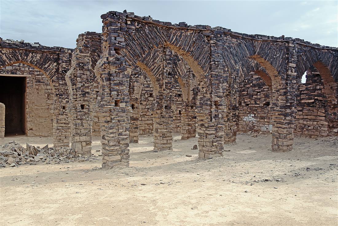 Steinruinen der Zaouia von Scheich Ma al-Aynayn in Smara